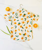 ADRA Kids Cream Rayon Orange Print Shirt Set of 1