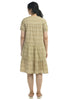 Beige Oversize Maternity Cotton Tunic Dress