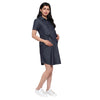 Blue Denim Maternity & Nursing Tunic Dress