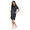 Blue Denim Maternity & Nursing Tunic Dress