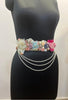 Floral Pearl Layer Baby Shower Bump Belt