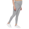 Grey Over Belly Maternity Leggings with Pockets