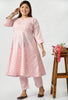 Jasmine Floral Pink Maternity & Nursing Kurta Set with Pant