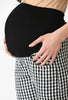 Check Mate Black and White Cotton Check Maternity Co-Ord Set
