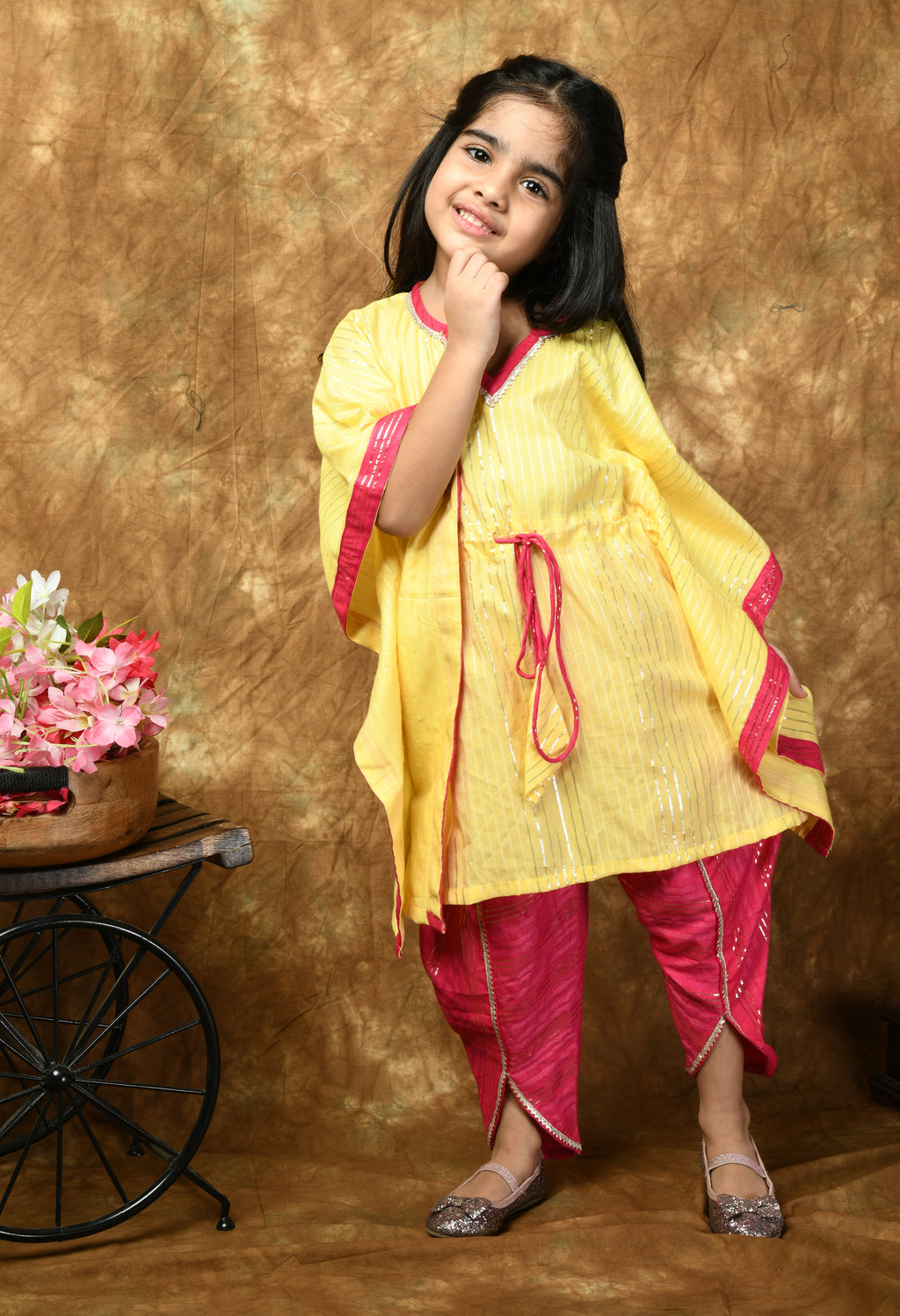 Buy Dhoti Style Narrow Straight Pant Set Festive Wear Online at Best Price  | Cbazaar