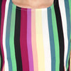 Multicolor Striped Maternity Tunic Dress