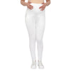 Off White Over Belly Maternity Leggings With Pockets