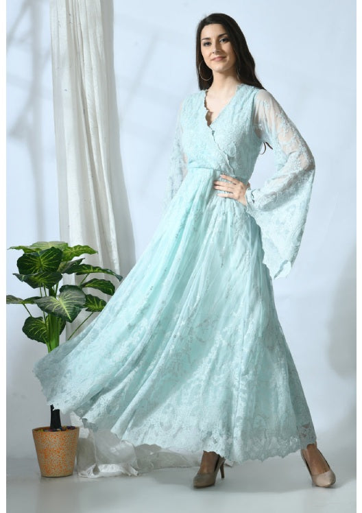 Amazon.com: Kolkozy Fashion Women's Arabic Style Kaftan Sea Green Size XS :  Clothing, Shoes & Jewelry